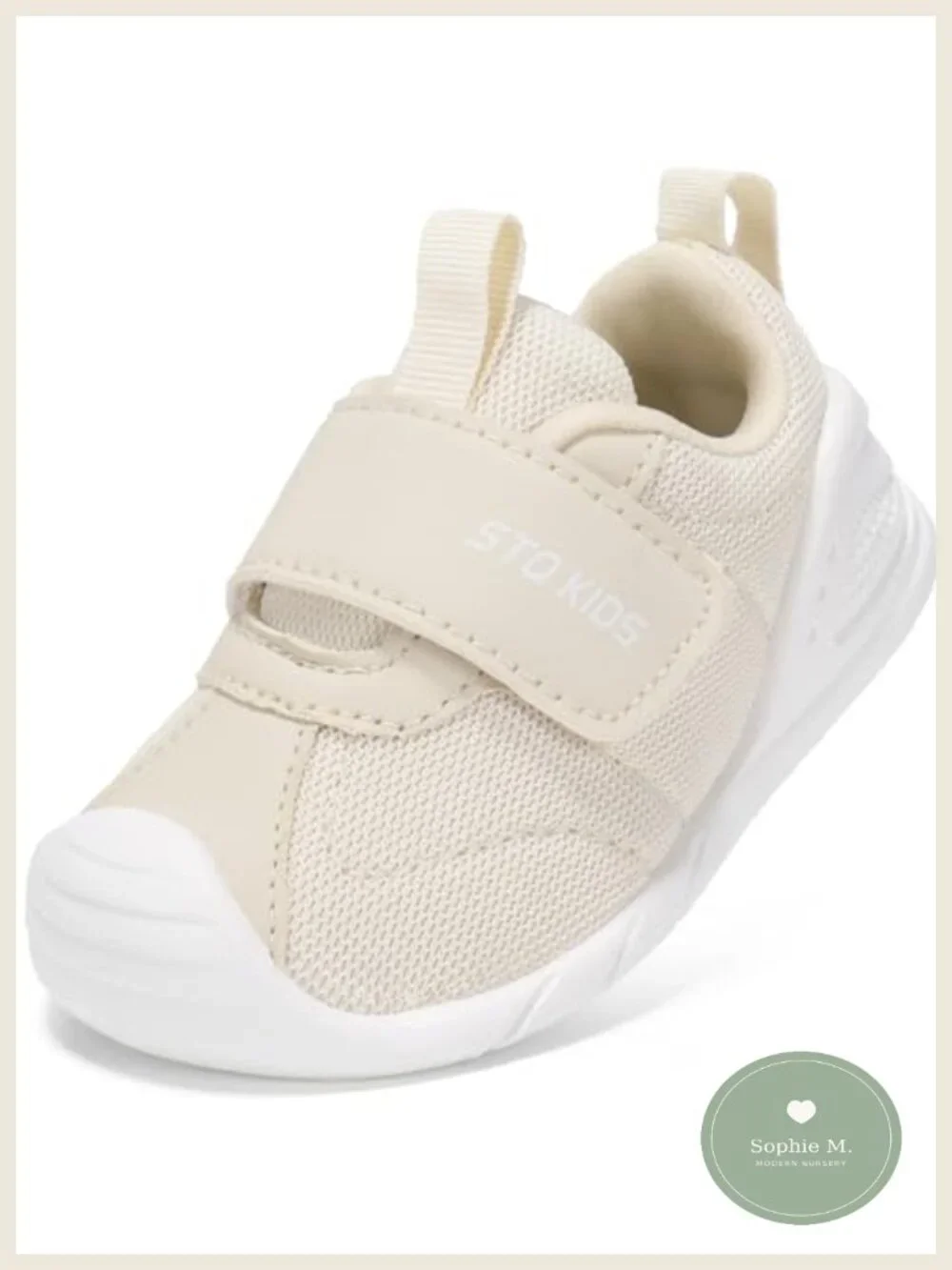 Baby First Walker Sneakers Wide Toe Box Non-Slip Mesh Toddler Shoes